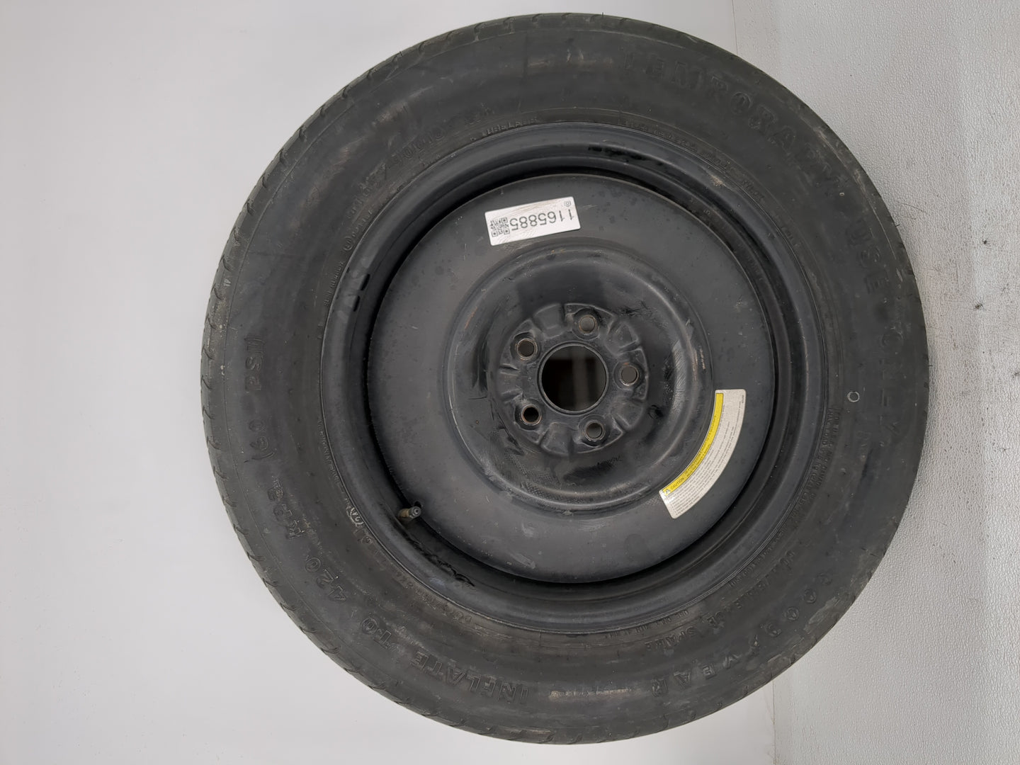 2003-2015 Nissan Murano Spare Donut Tire Wheel Rim Oem - Oemusedautoparts1.com