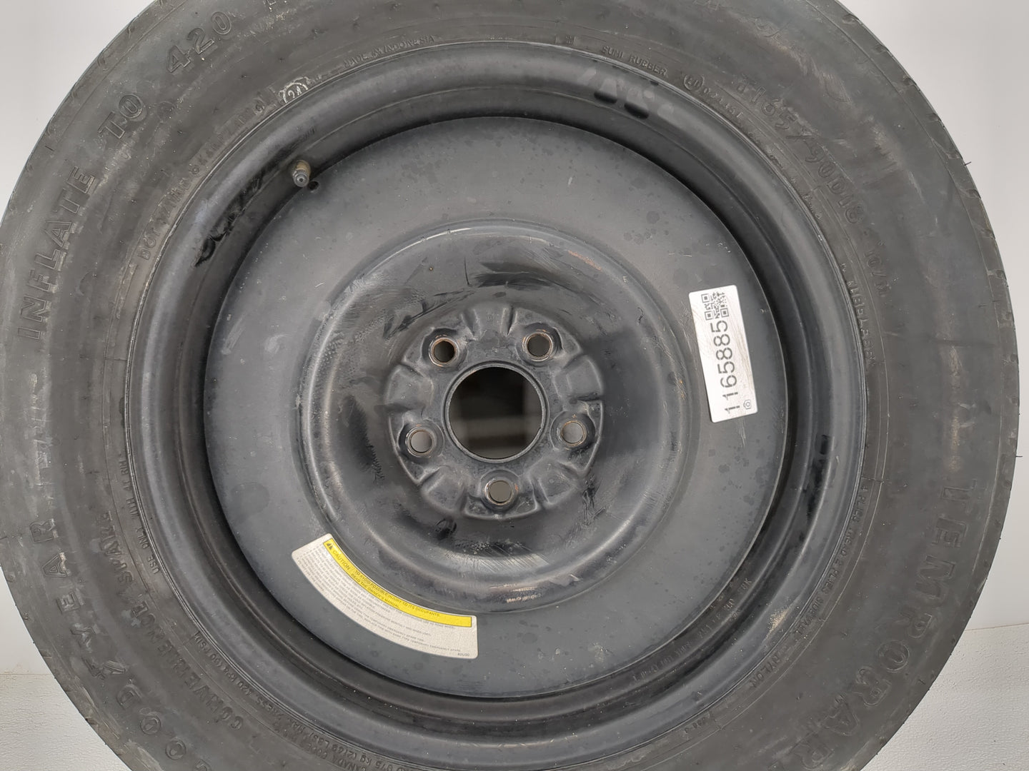 2003-2015 Nissan Murano Spare Donut Tire Wheel Rim Oem - Oemusedautoparts1.com