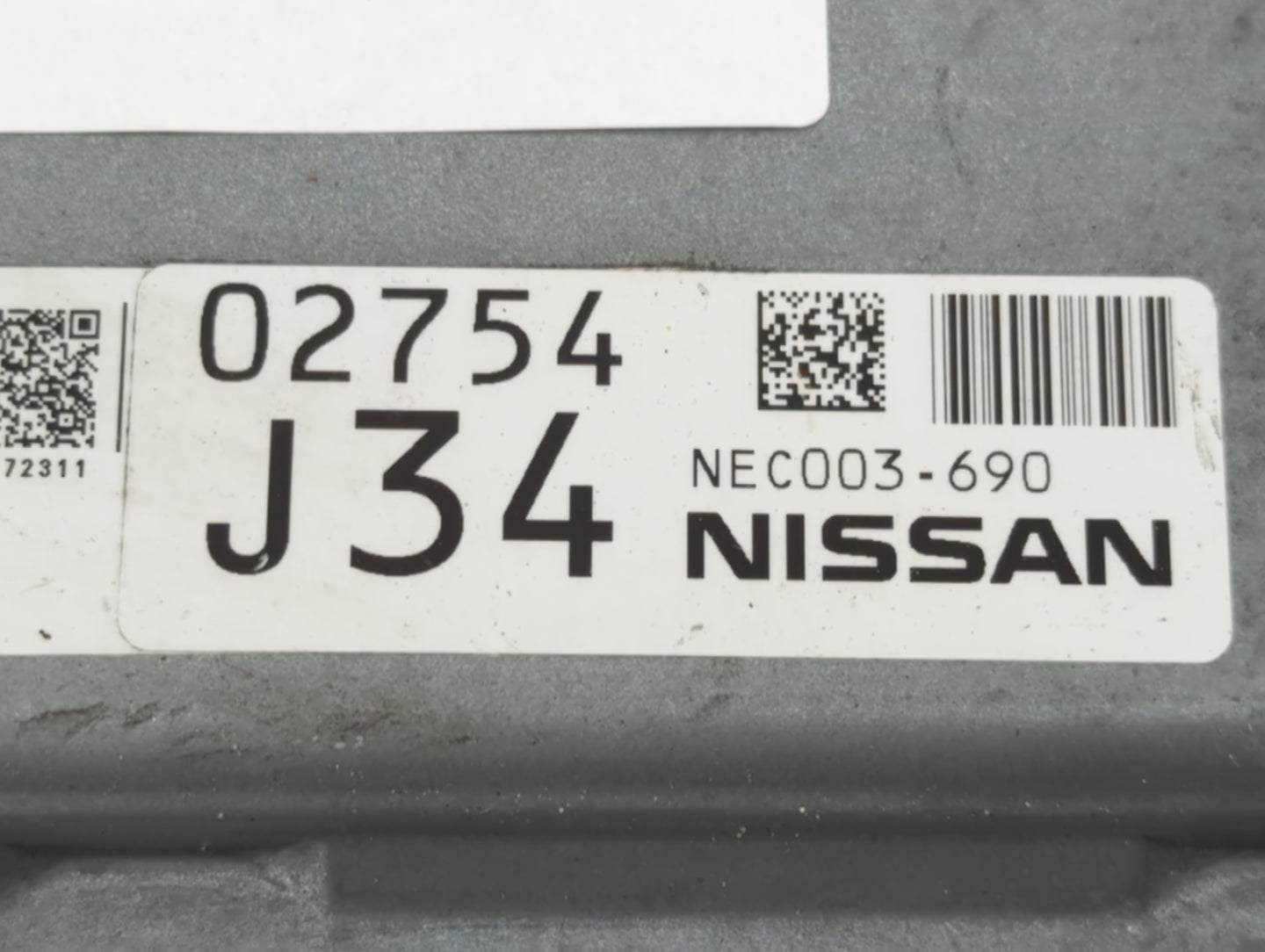 2014 Nissan Murano PCM Engine Control Computer ECU ECM PCU OEM P/N:NEC003-690 Fits OEM Used Auto Parts - Oemusedautoparts1.c