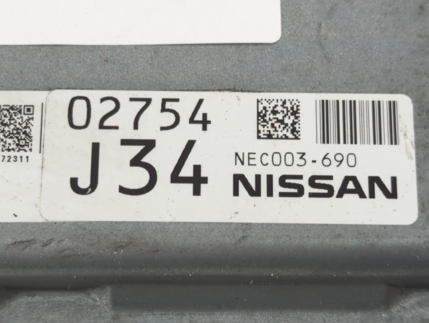 2014 Nissan Murano PCM Engine Control Computer ECU ECM PCU OEM P/N:NEC003-690 Fits OEM Used Auto Parts - Oemusedautoparts1.c