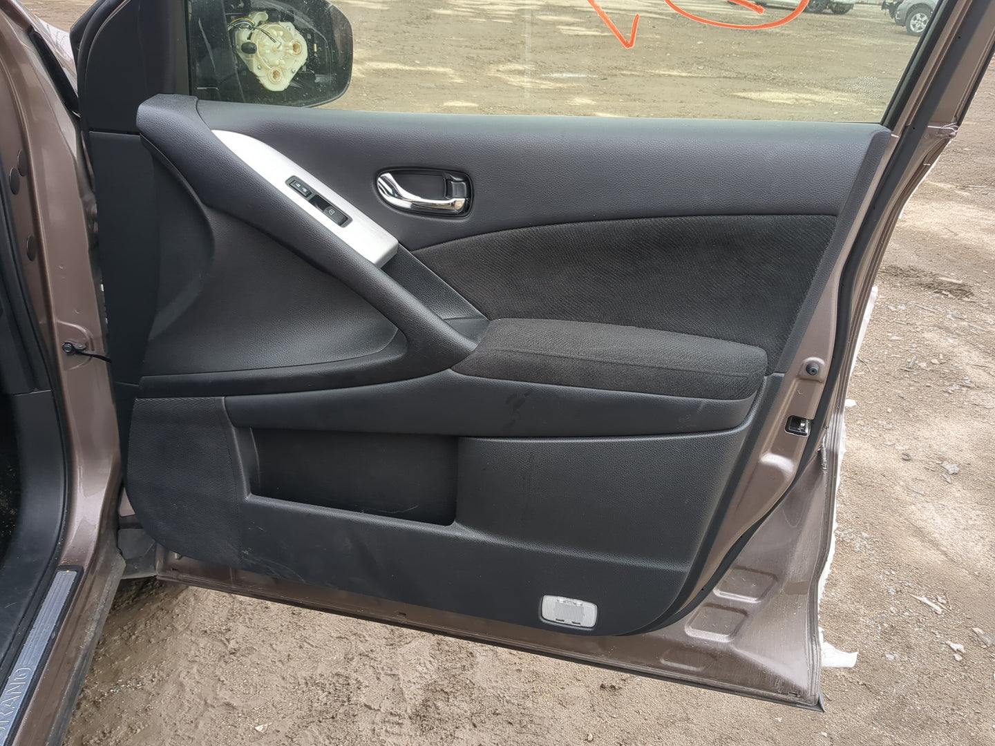 2014 Nissan Murano Front Right Passenger Interior Door Panel Trim - Oemusedautoparts1.com