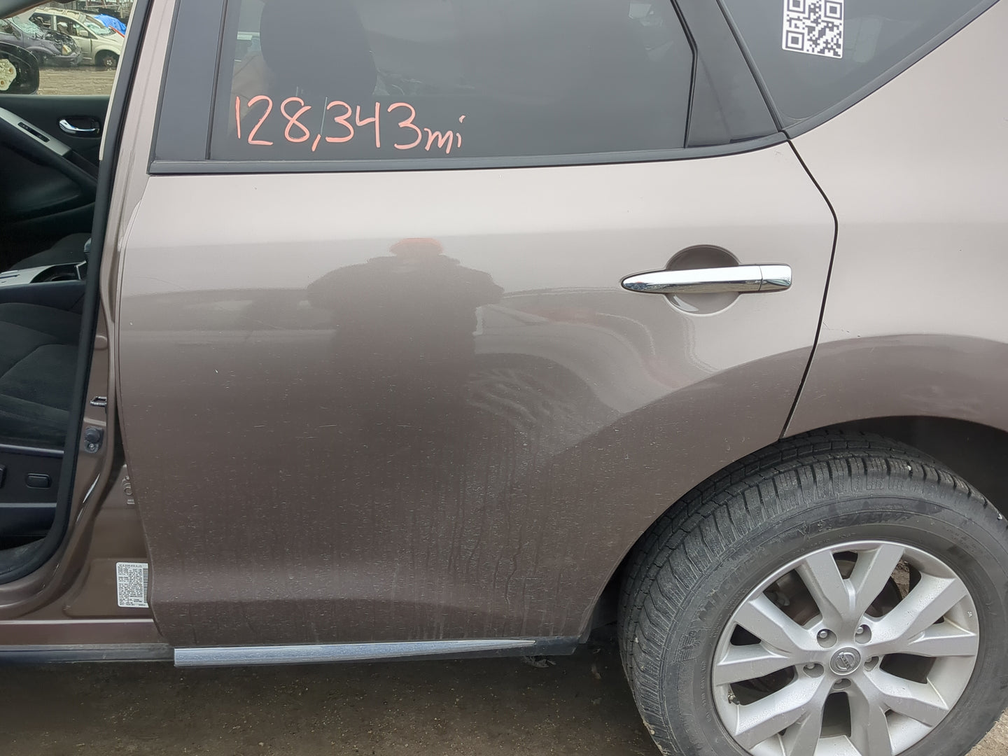 2014 Nissan Murano Driver Rear Door Oem - Oemusedautoparts1.com