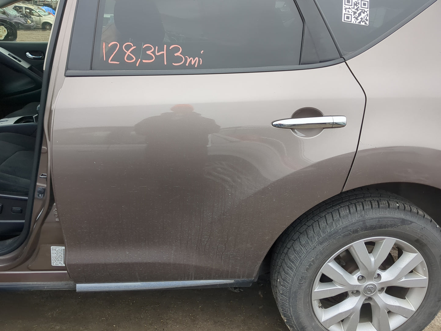 2014 Nissan Murano Driver Rear Door Oem - Oemusedautoparts1.com