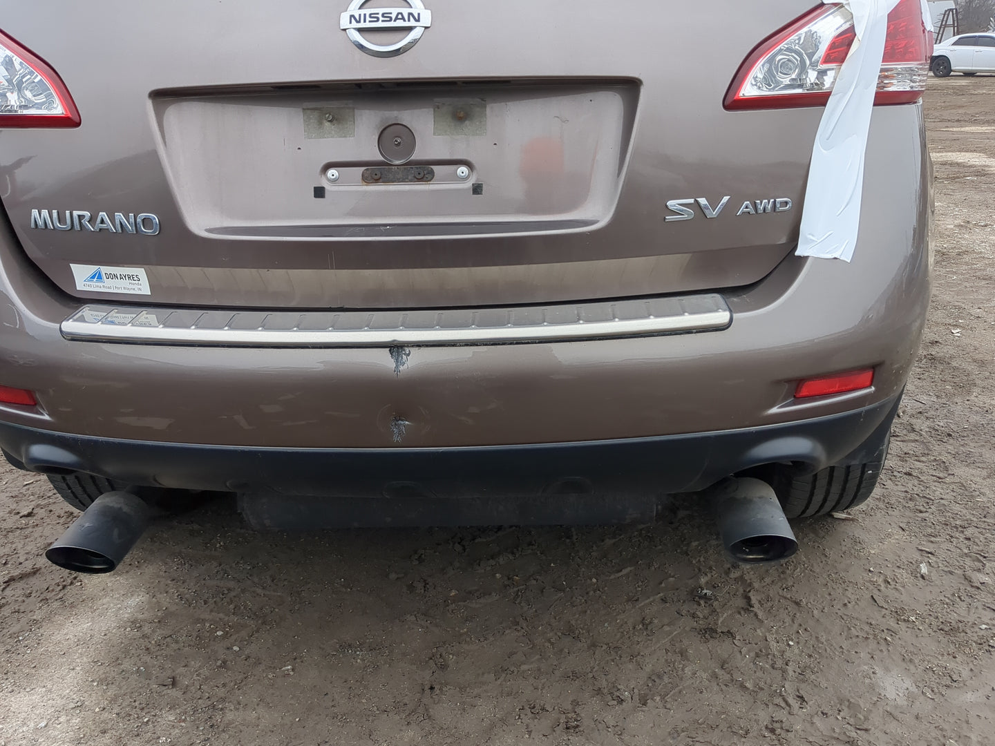 2010-2014 Nissan Murano Rear Bumper Assembly Oem - Oemusedautoparts1.com