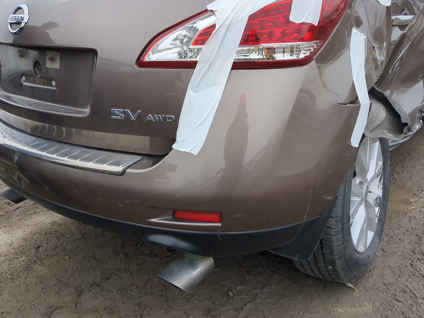 2010-2014 Nissan Murano Rear Bumper Assembly Oem - Oemusedautoparts1.com