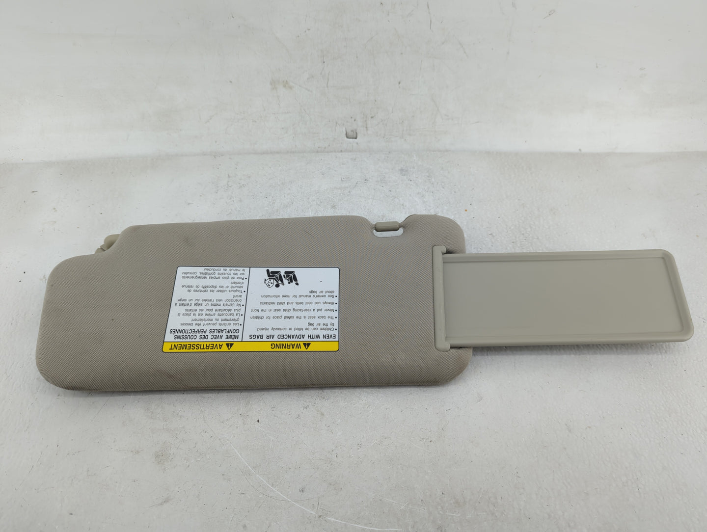 2009-2014 Nissan Murano Sun Visor Shade Replacement Passenger Right Mirror Fits Fits 2009 2010 2011 2012 2013 2014 OEM Used 