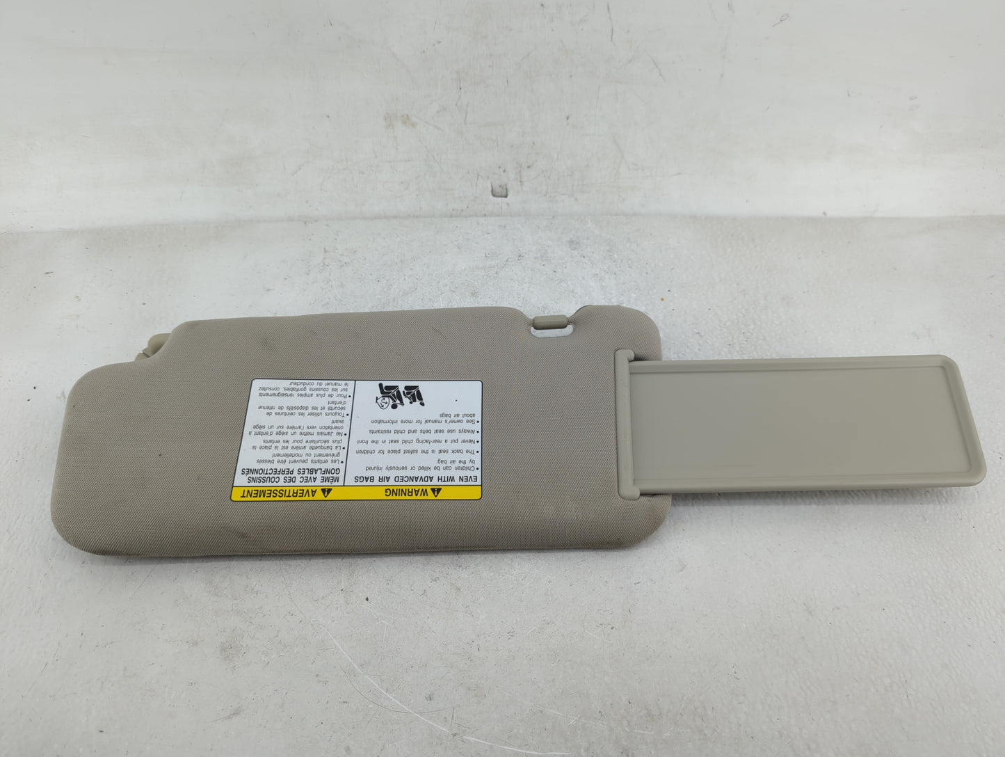 2009-2014 Nissan Murano Sun Visor Shade Replacement Passenger Right Mirror Fits Fits 2009 2010 2011 2012 2013 2014 OEM Used 
