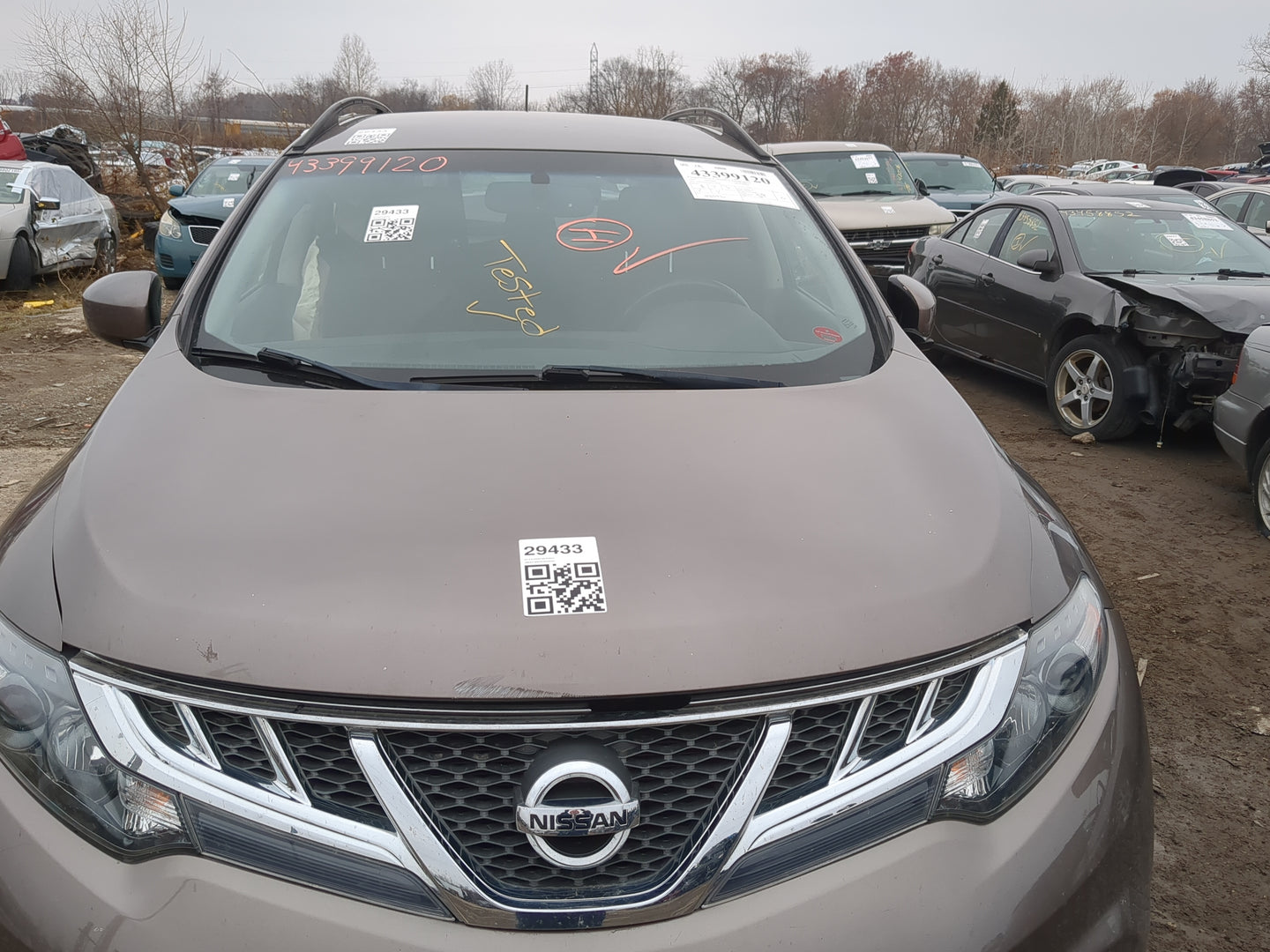 2009-2014 Nissan Murano Hood Oem - Oemusedautoparts1.com