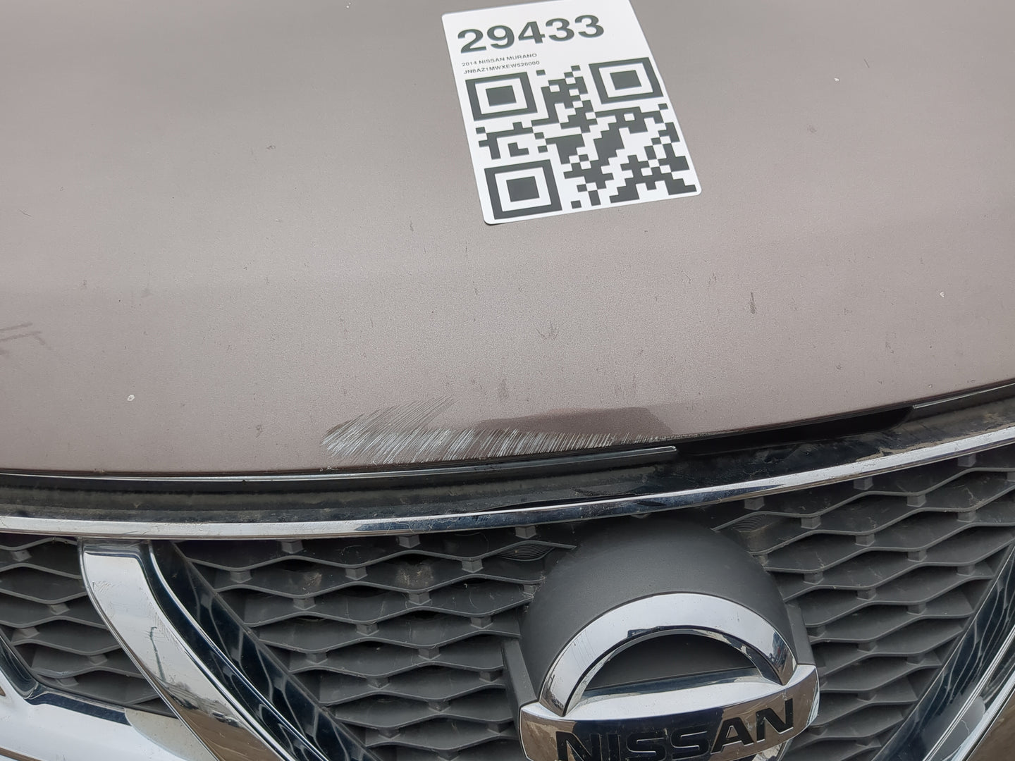 2009-2014 Nissan Murano Hood Oem - Oemusedautoparts1.com