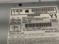 2013-2014 Nissan Murano Radio AM FM Cd Player Receiver Replacement P/N:25915 3LZ0E Fits Fits 2013 2014 2015 OEM Used Auto Pa