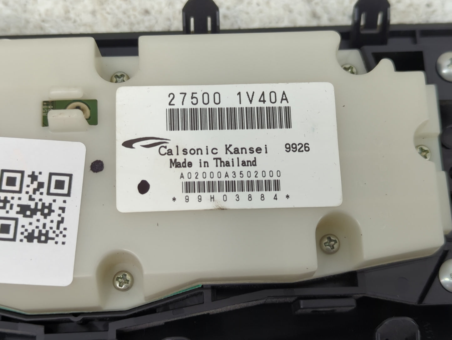 2010-2014 Nissan Murano Climate Control Module Temperature AC/Heater Replacement P/N:275001V40A Fits Fits 2010 2011 2012 201