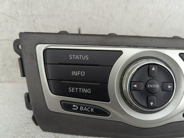 2011-2014 Nissan Murano Radio Control Panel
