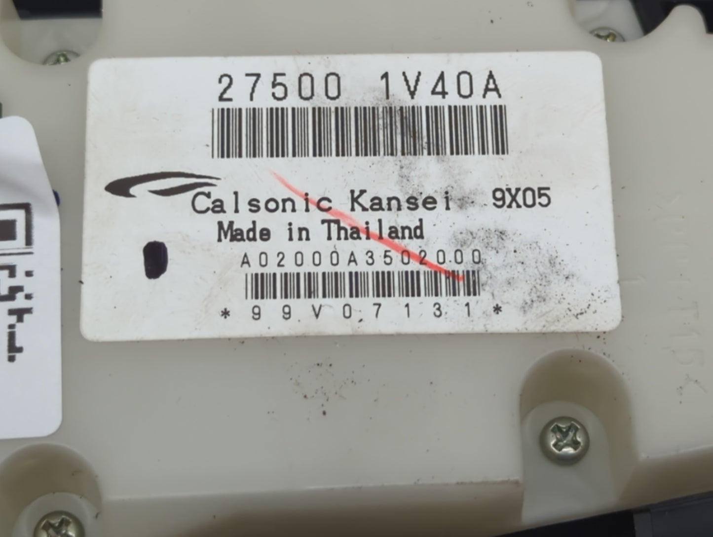 2010-2014 Nissan Murano Climate Control Module Temperature AC/Heater Replacement P/N:27500 1V40A Fits OEM Used Auto Parts - 