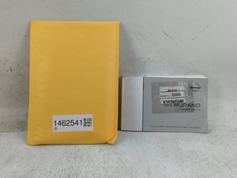 compare product 2014 Nissan Murano Owners Manual Book Guide P/N:OM14E0Z51U1 T00UM-1SX6D OEM Used Auto Parts