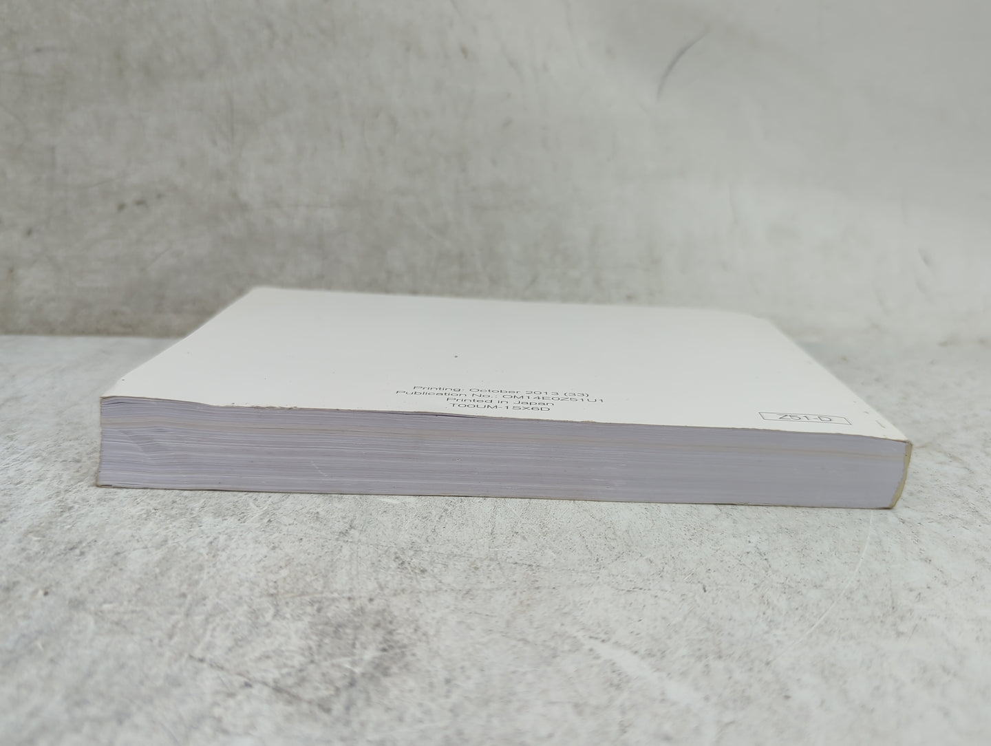 2014 Nissan Murano Owners Manual Book Guide P/N:OM14E0Z51U1 T00UM-1SX6D OEM Used Auto Parts - Oemusedautoparts1.com