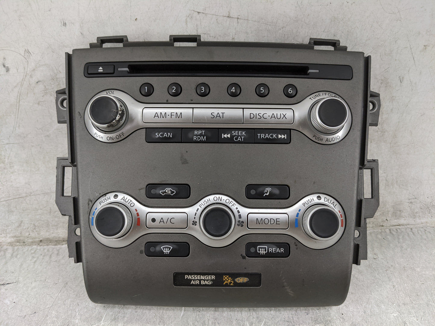 2010-2014 Nissan Murano Climate Control Module Temperature AC/Heater Replacement P/N:F21PB1040 1GR0B Fits OEM Used Auto Part