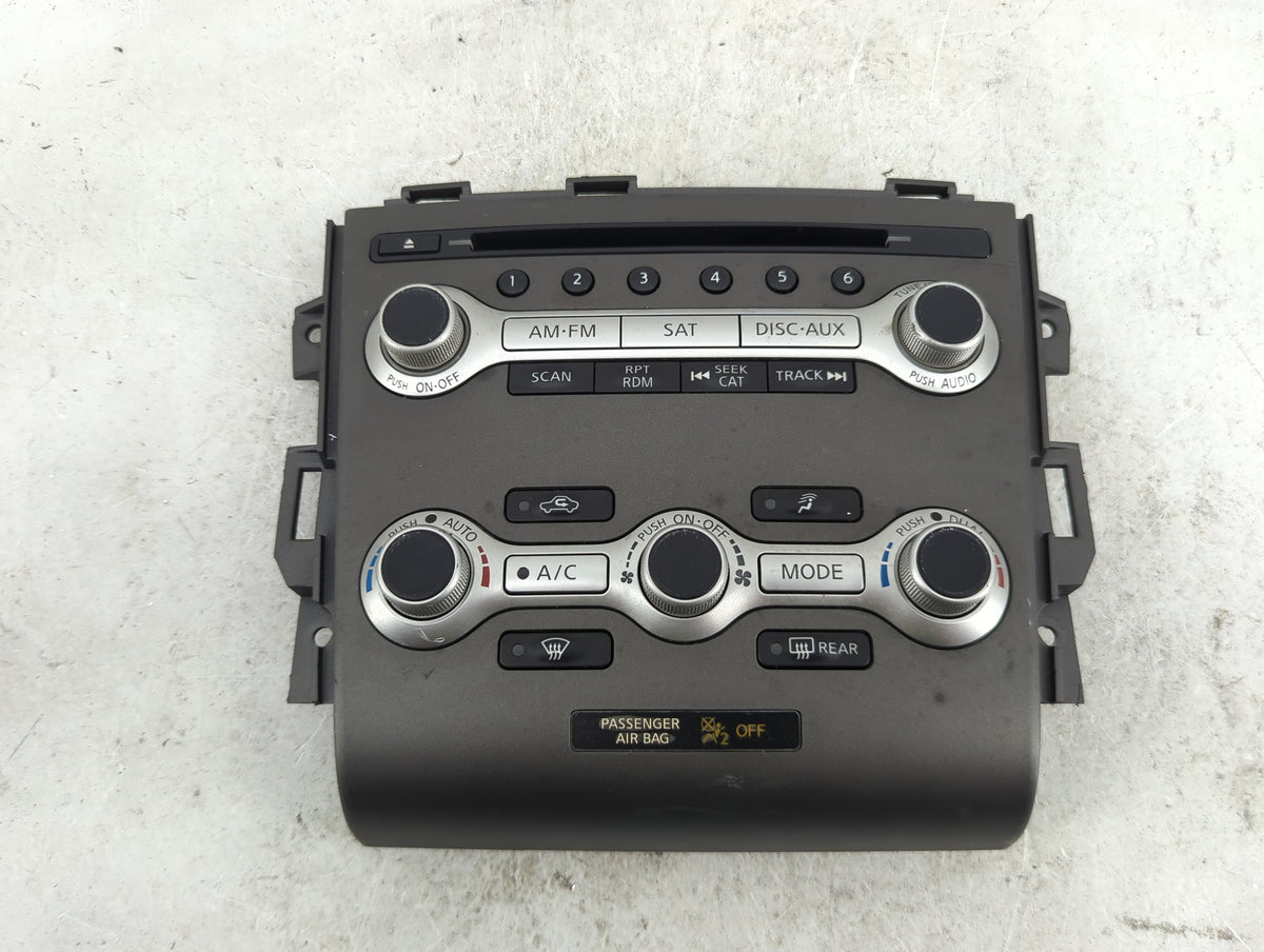 2010-2014 Nissan Murano Climate Control Module Temperature AC/Heater Replacement Fits Fits 2010 2011 2012 2013 2014 OEM Used