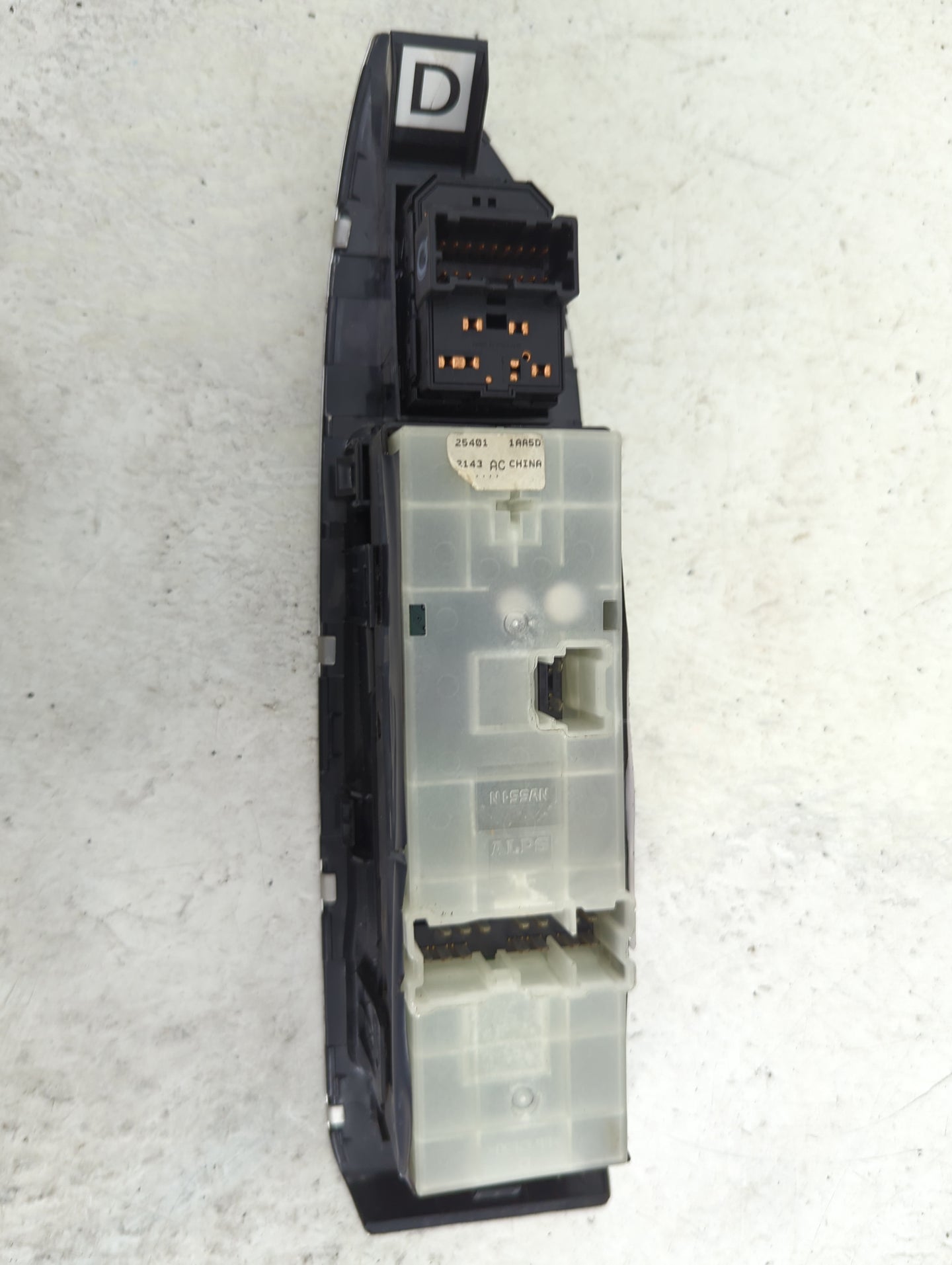 2009-2014 Nissan Murano Master Power Window Switch Replacement Driver Side Left P/N:25401 1AA5D 1AA6A 80961 Fits OEM Used Au