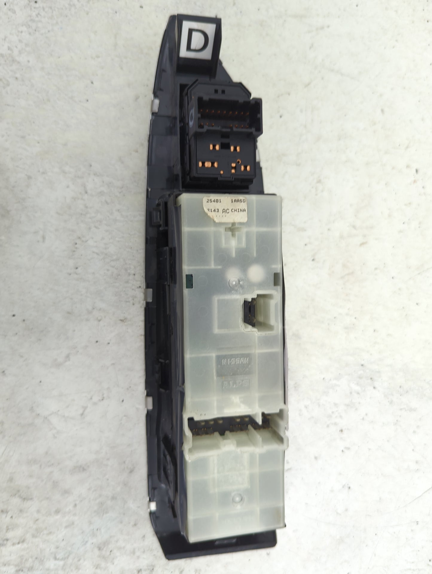 2009-2014 Nissan Murano Master Power Window Switch Replacement Driver Side Left P/N:25401 1AA5D 1AA6A 80961 Fits OEM Used Au