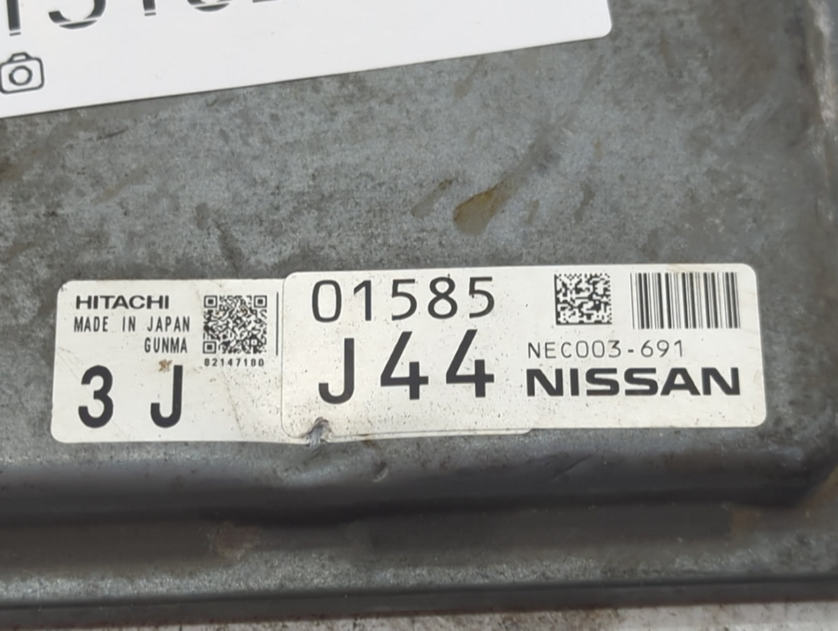2014 Nissan Murano PCM Engine Control Computer ECU ECM PCU OEM P/N:NEC003-691 OEM Used Auto Parts - Oemusedautoparts1.com