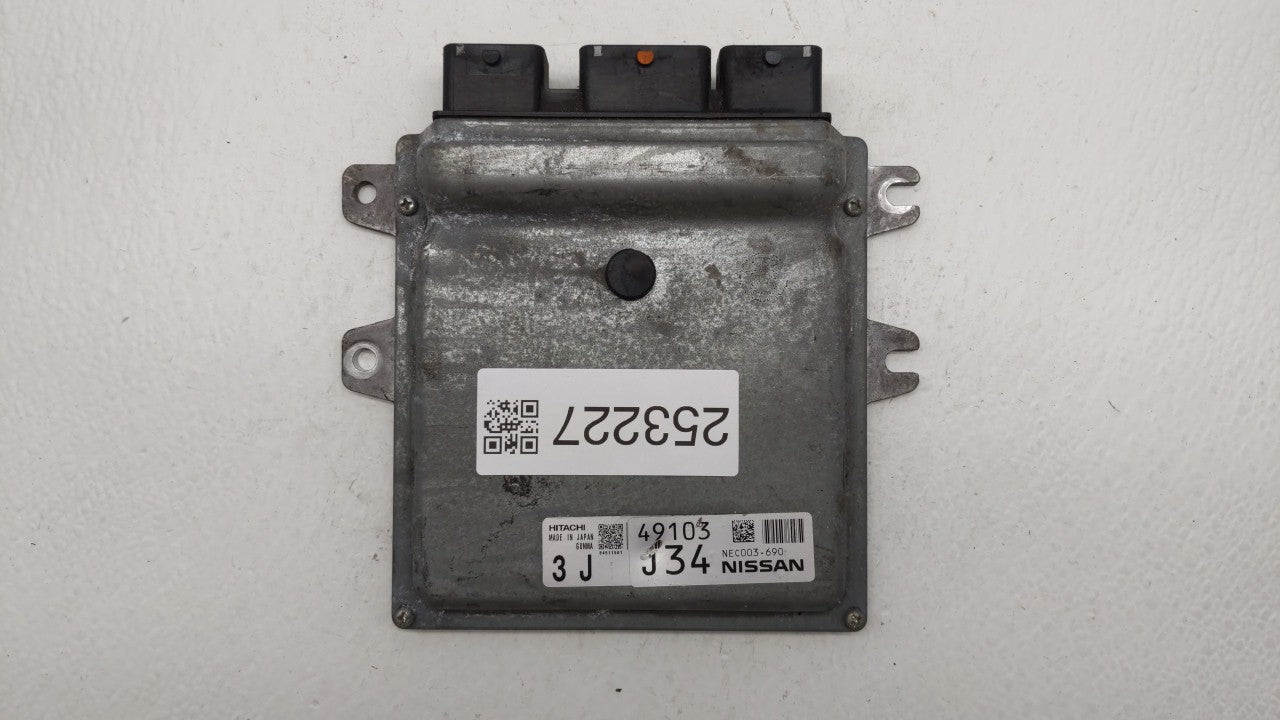 2014 Nissan Murano PCM Engine Control Computer ECU ECM PCU OEM P/N:NEC003-691 NEC003-690 Fits OEM Used Auto Parts - Oemuseda