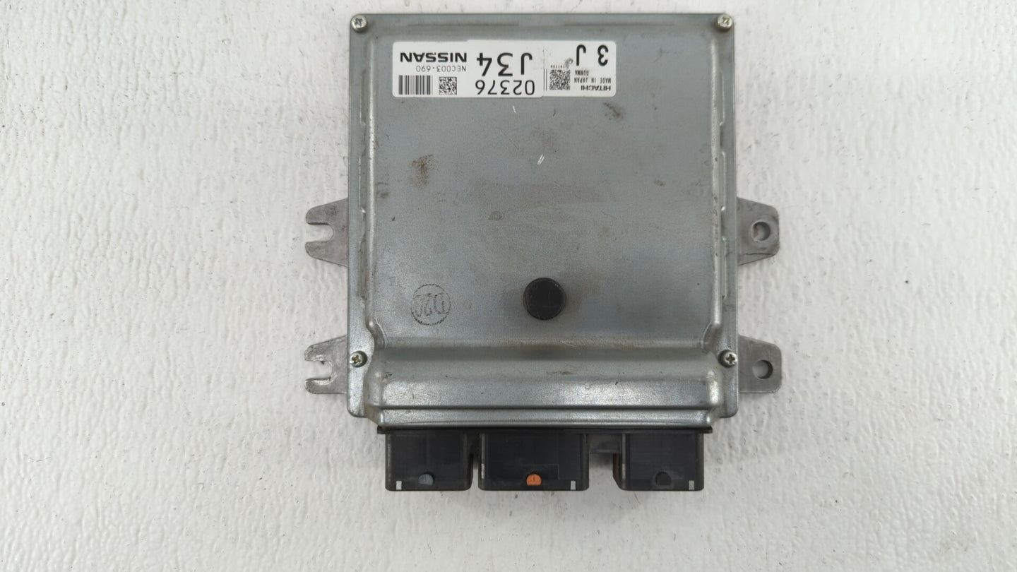 2014 Nissan Murano PCM Engine Control Computer ECU ECM PCU OEM P/N:NEC003-691 NEC003-690 Fits OEM Used Auto Parts - Oemuseda