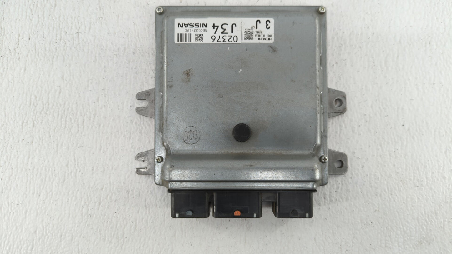 2014 Nissan Murano PCM Engine Control Computer ECU ECM PCU OEM P/N:NEC003-691 NEC003-690 Fits OEM Used Auto Parts - Oemuseda