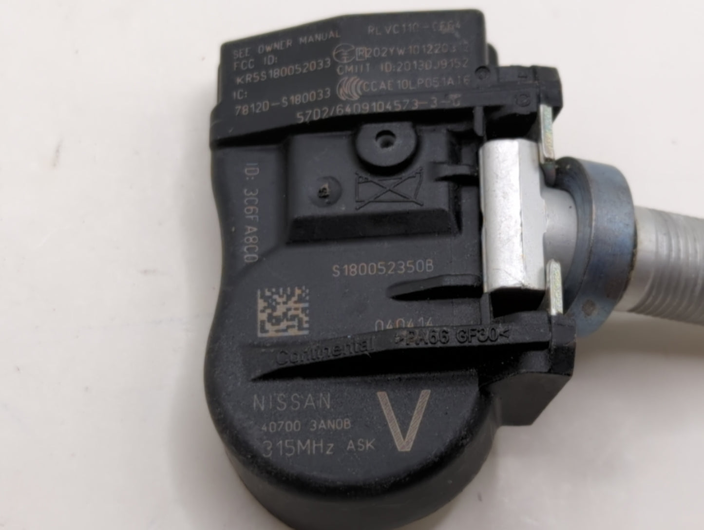 2014 Nissan Murano Tire Pressure Monitoring System Sensor Tpms - Oemusedautoparts1.com