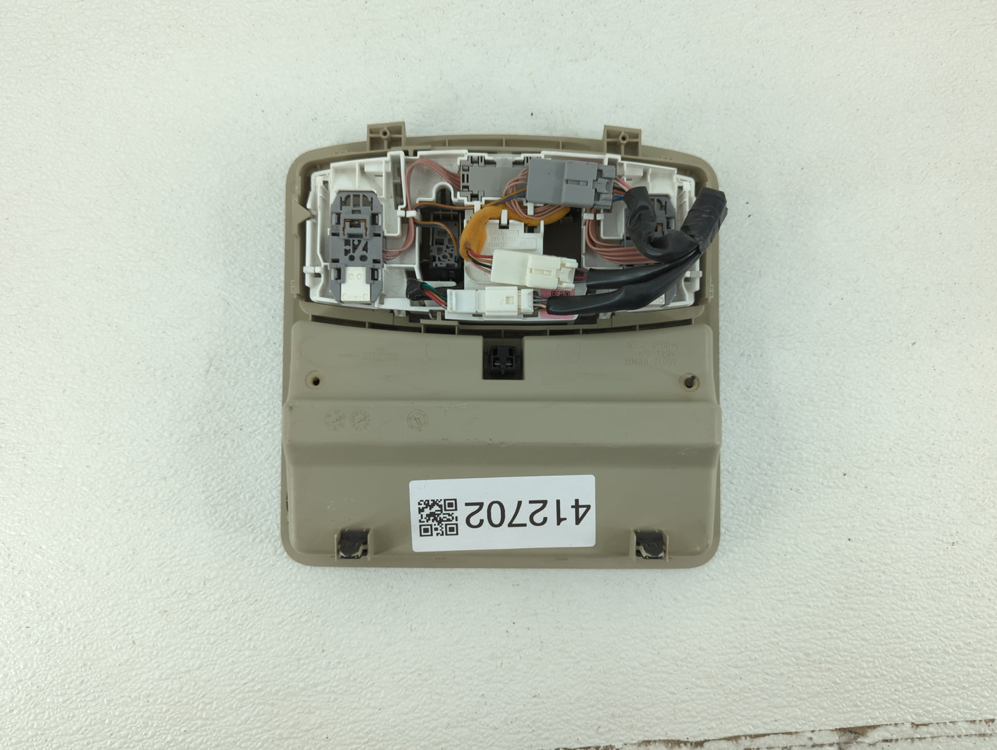 2014 Nissan Murano Overhead Roof Console Light Beige - Oemusedautoparts1.com