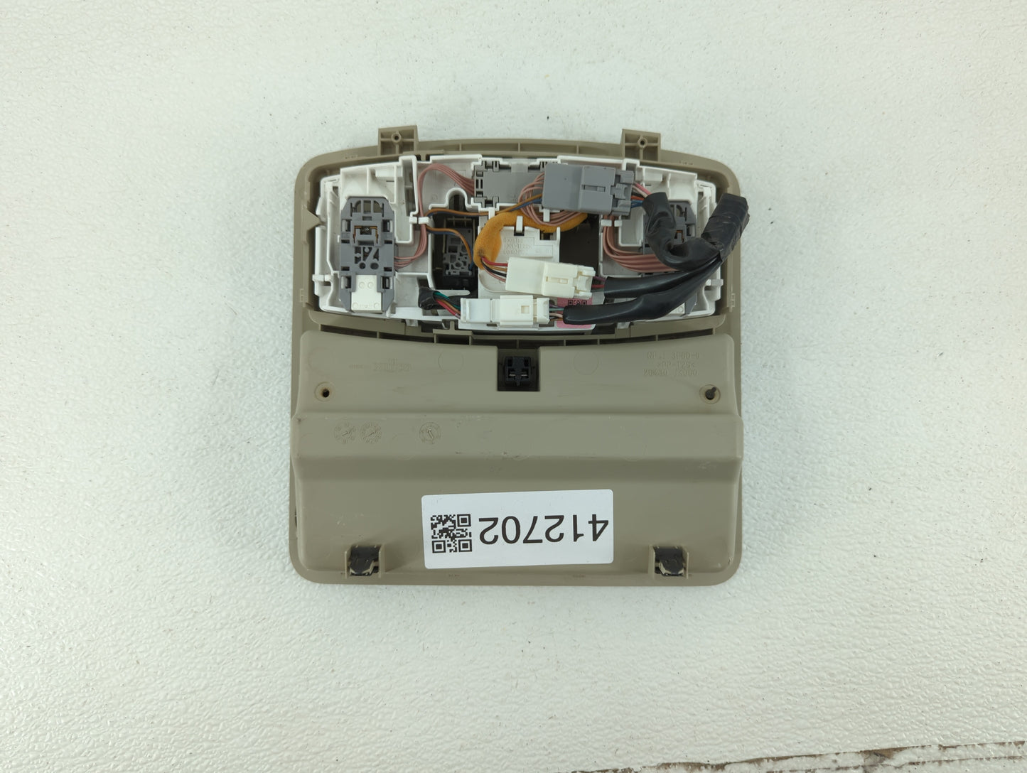 2014 Nissan Murano Overhead Roof Console Light Beige - Oemusedautoparts1.com
