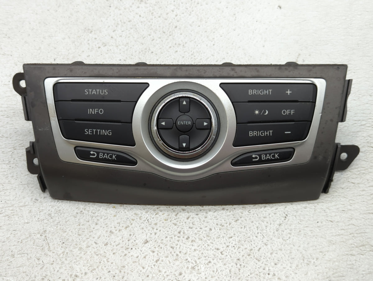 2013-2014 Nissan Murano Radio Control Panel 415012 - Oemusedautoparts1.com