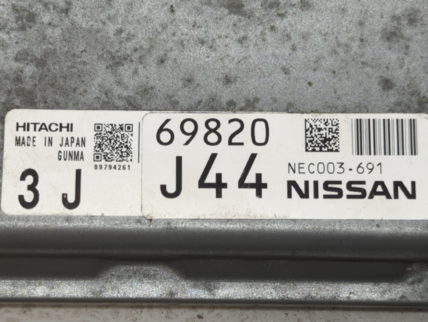 2014 Nissan Murano PCM Engine Control Computer ECU ECM PCU OEM P/N:NEC003-691 NEC003-690 Fits OEM Used Auto Parts - Oemuseda