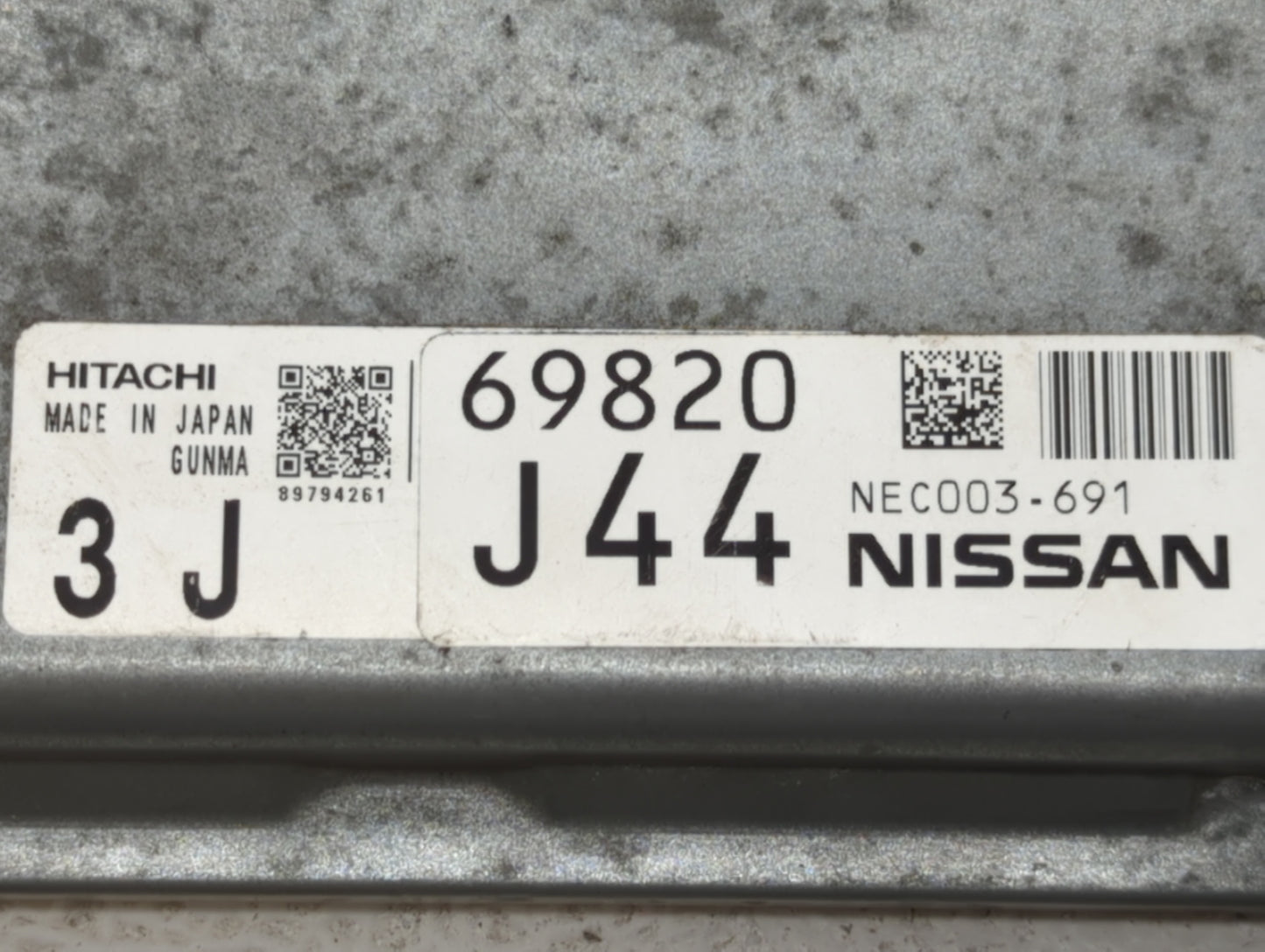 2014 Nissan Murano PCM Engine Control Computer ECU ECM PCU OEM P/N:NEC003-691 NEC003-690 Fits OEM Used Auto Parts - Oemuseda