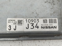 2014 Nissan Murano PCM Engine Control Computer ECU ECM PCU OEM P/N:NEC003-691 NEC003-690 Fits OEM Used Auto Parts - Oemuseda