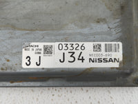 2014 Nissan Murano PCM Engine Control Computer ECU ECM PCU OEM P/N:NEC003-691 NEC003-690 Fits OEM Used Auto Parts - Oemuseda