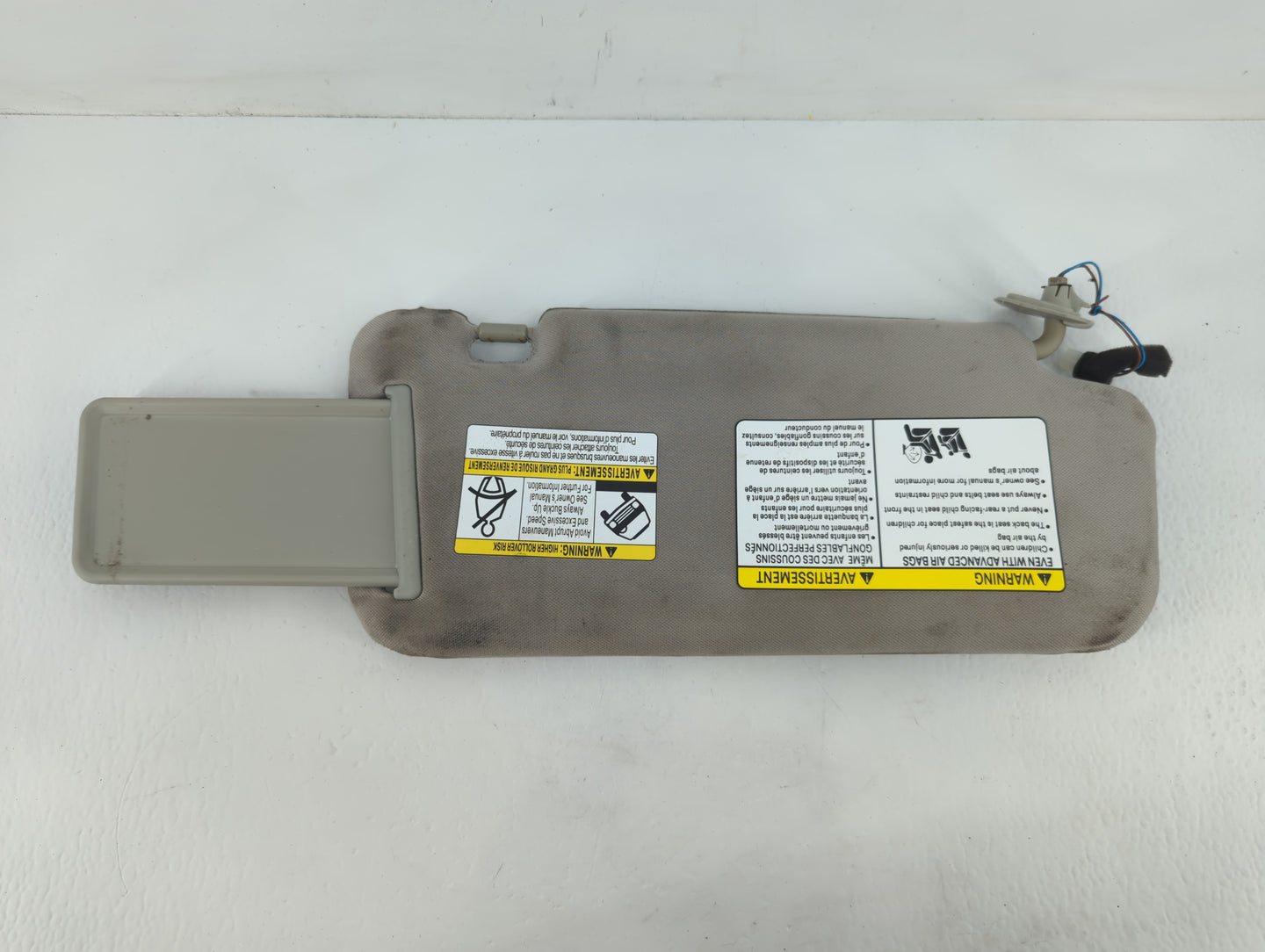 2009-2014 Nissan Murano Sun Visor Shade Replacement Driver Left Mirror Fits Fits 2009 2010 2011 2012 2013 2014 OEM Used Auto