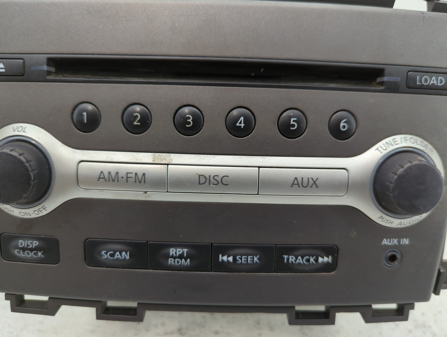 2012-2014 Nissan Murano Radio AM FM Cd Player Receiver Replacement P/N:28185 1SX0A Fits Fits 2012 2013 2014 OEM Used Auto Pa