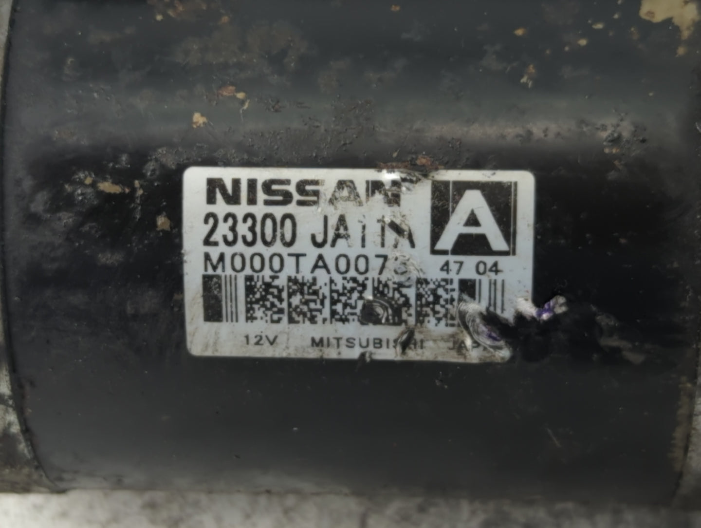 2013-2014 Nissan Murano Car Starter Motor Solenoid OEM P/N:M000TA0073 23300 JA11A Fits Fits 2013 2014 2017 OEM Used Auto Par