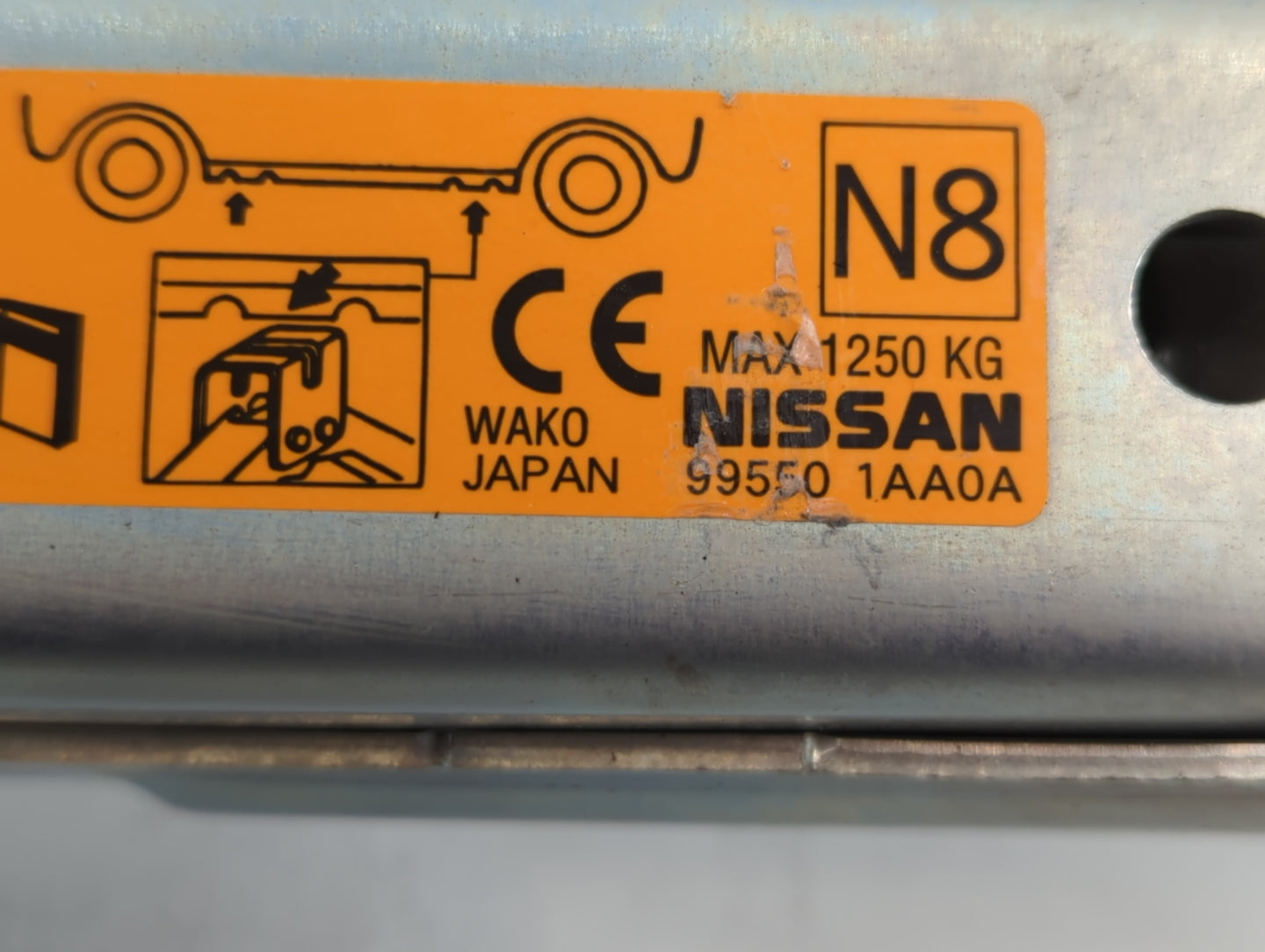 2014 Nissan Murano Spare Scissor Car Jack - Oemusedautoparts1.com