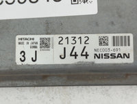 2014 Nissan Murano PCM Engine Control Computer ECU ECM PCU OEM P/N:21312 J44 NEC003-691 Fits OEM Used Auto Parts - Oemusedau