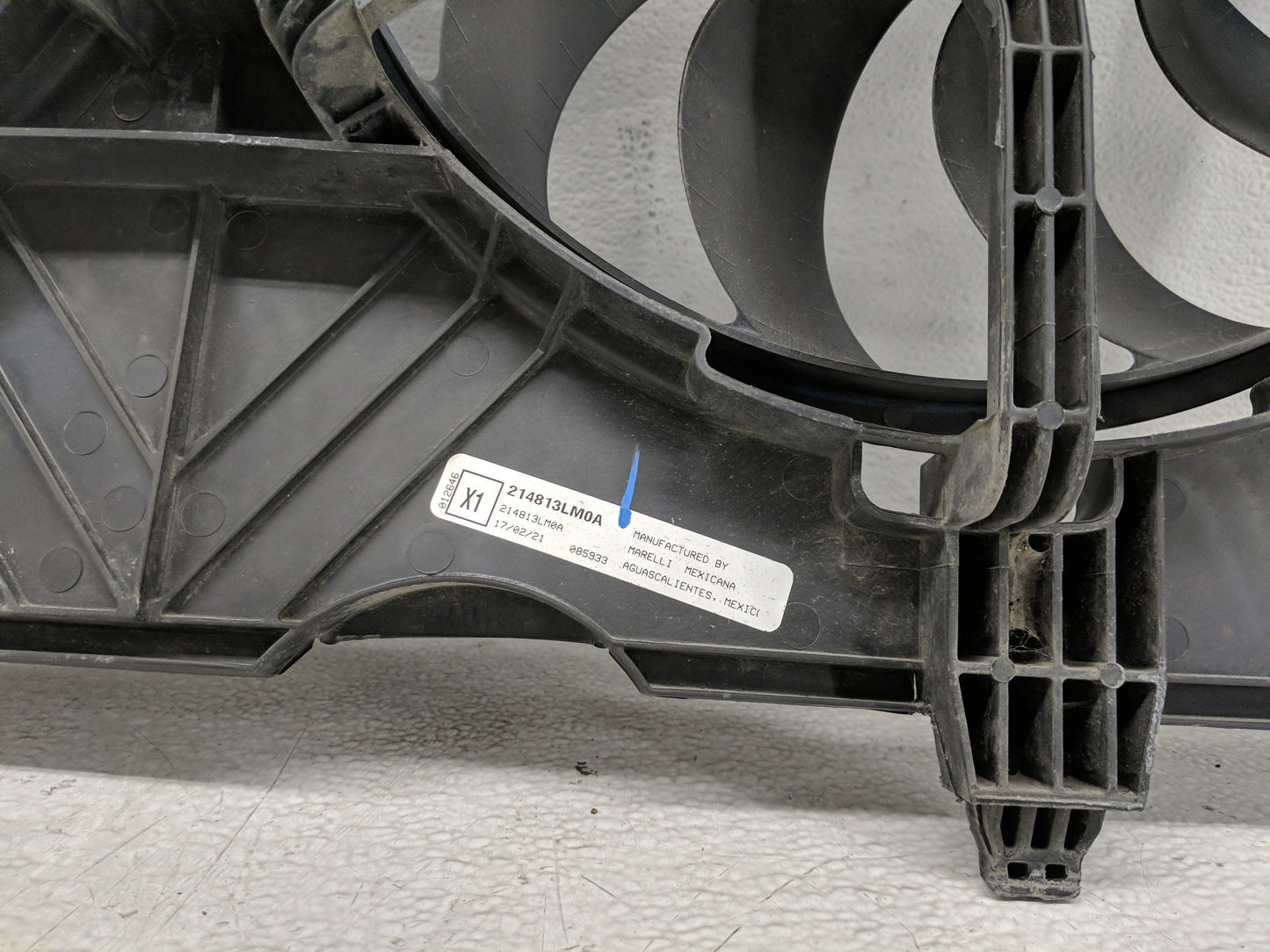 2014-2020 Nissan Nv200 Electric Radiator Cooling Fan Motor Assembly P/N:214813LM0A Fits Fits 2014 2015 2016 2017 2018 2019 2
