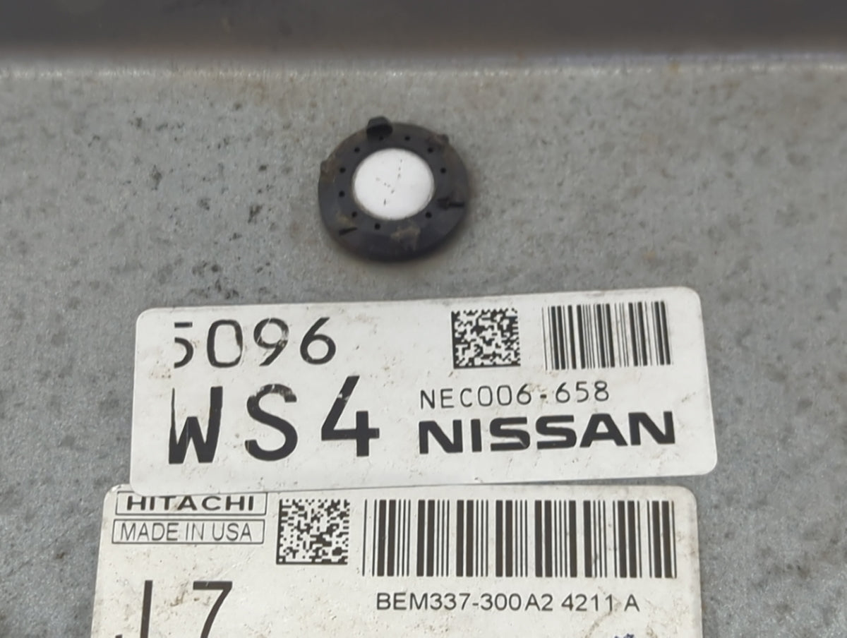 2014-2017 Nissan Nv200 PCM Engine Control Computer ECU ECM PCU OEM P/N:NEC006-658 BEM337-300A2 Fits 2014 2015 2016 2017 OEM 