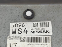 2014-2017 Nissan Nv200 PCM Engine Control Computer ECU ECM PCU OEM P/N:NEC006-658 BEM337-300A2 Fits 2014 2015 2016 2017 OEM 