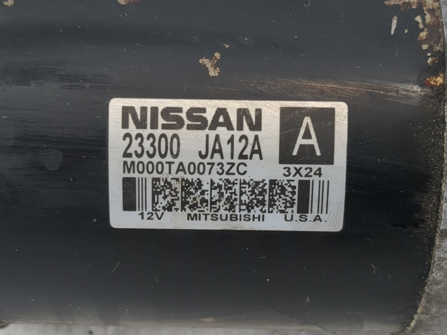 2014 Nissan Pathfinder Car Starter Motor Solenoid OEM P/N:23300 JA12A Fits Fits 2015 OEM Used Auto Parts - Oemusedautoparts1