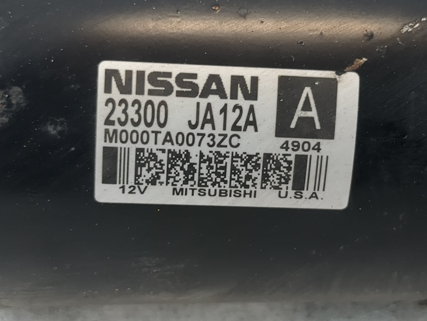 2013-2017 Nissan Pathfinder Car Starter Motor Solenoid OEM P/N:23300 JA12A Fits Fits 2013 2014 2017 OEM Used Auto Parts - Oe