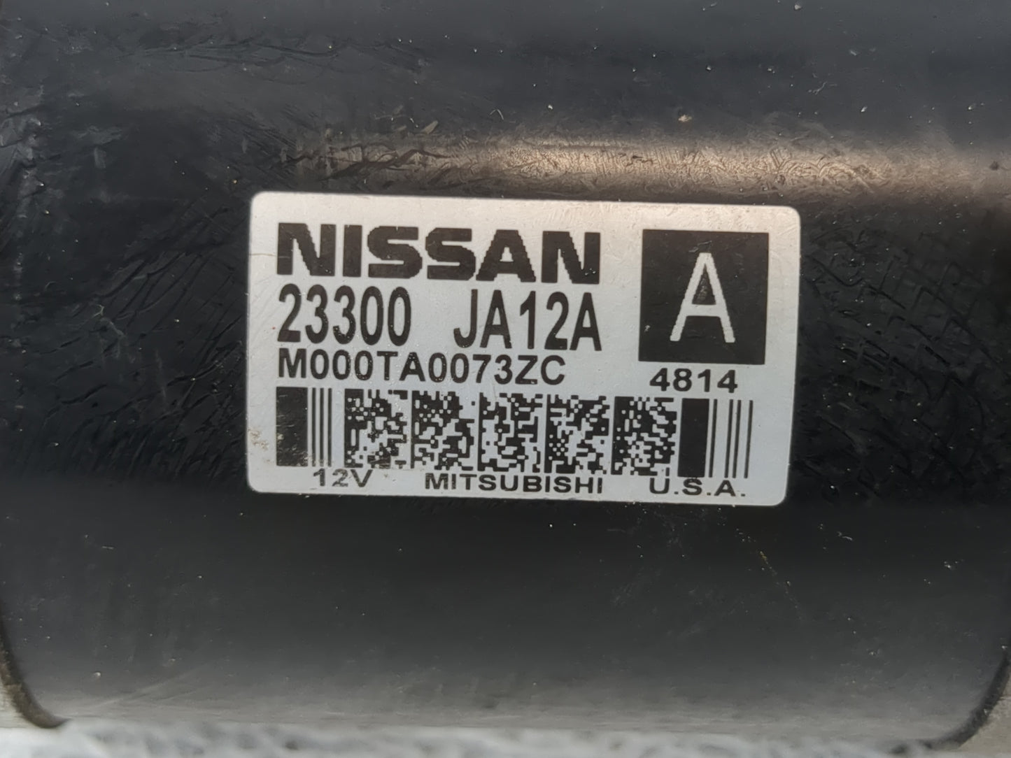 2013-2017 Nissan Pathfinder Car Starter Motor Solenoid OEM P/N:23300 JA12A Fits Fits 2013 2014 2017 OEM Used Auto Parts - Oe
