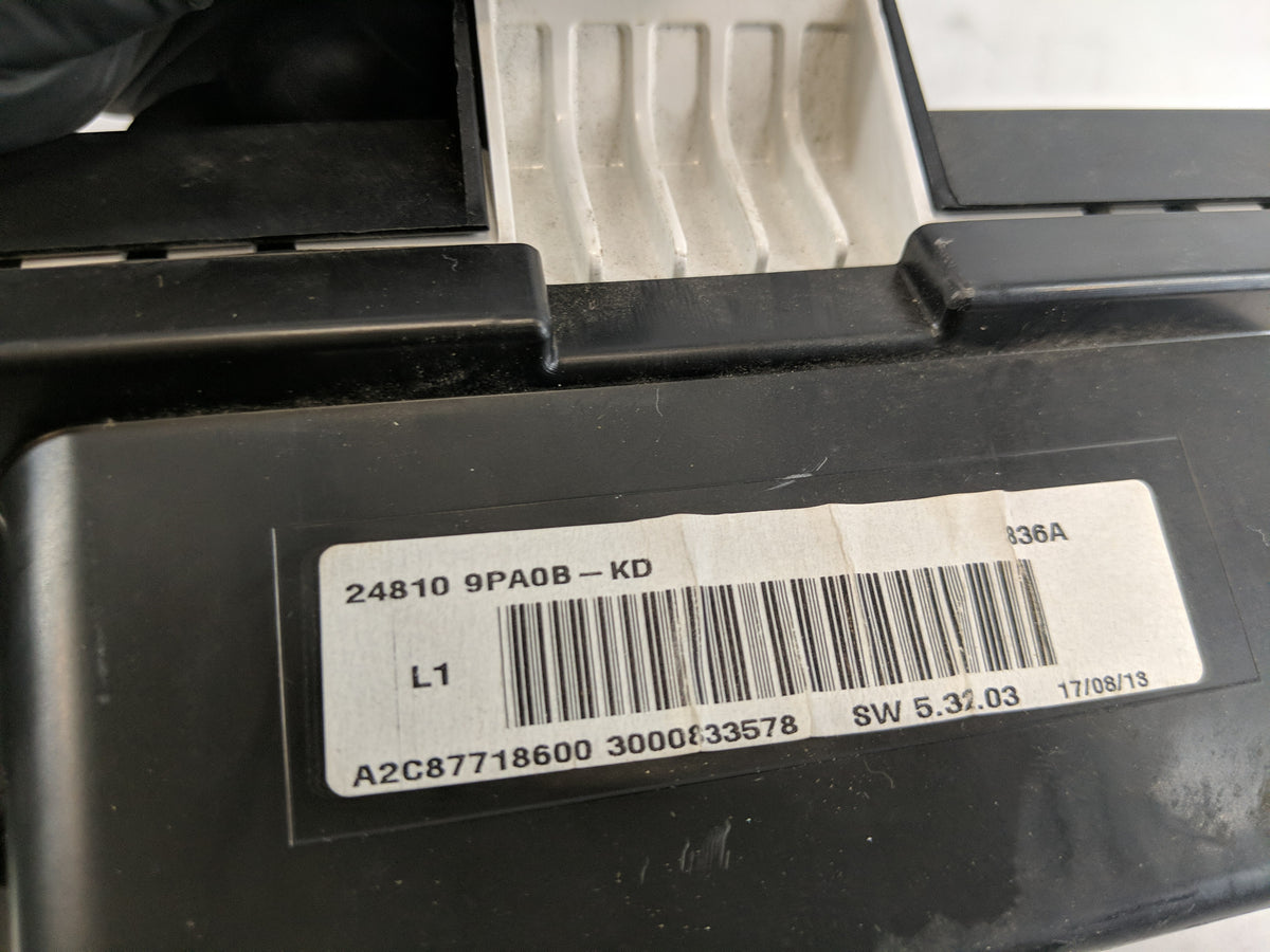 2014 Nissan Pathfinder Instrument Cluster Speedometer Gauges P/N:24810 9PA0B Miles: Fits OEM Used Auto Parts - Oemusedautopa