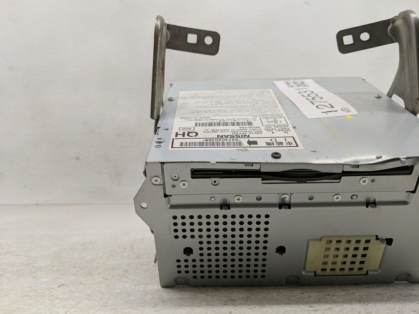 2013-2014 Nissan Pathfinder Radio AM FM Cd Player Receiver Replacement P/N:27760 3KA3A Fits Fits 2013 2014 OEM Used Auto Par