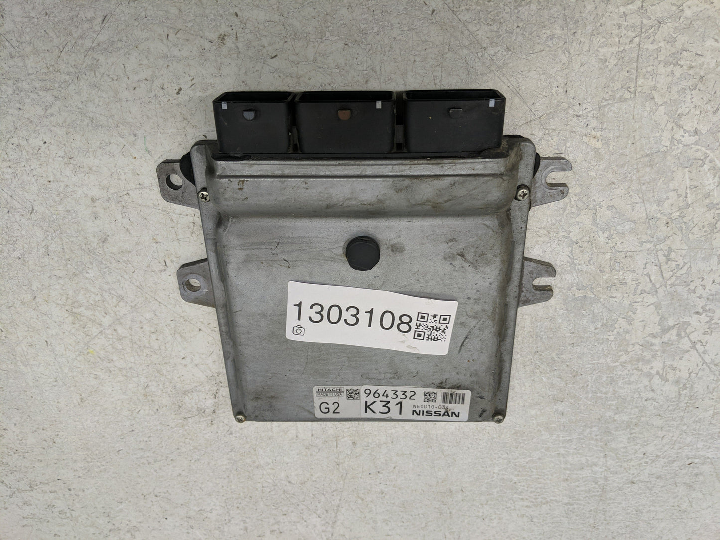 2014 Nissan Pathfinder PCM Engine Control Computer ECU ECM PCU OEM P/N:NEC010-034 Fits OEM Used Auto Parts - Oemusedautopart