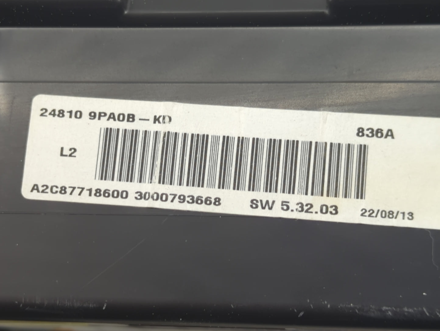 2014 Nissan Pathfinder Instrument Cluster Speedometer Gauges P/N:24810 9PA0B Fits OEM Used Auto Parts - Oemusedautoparts1.co